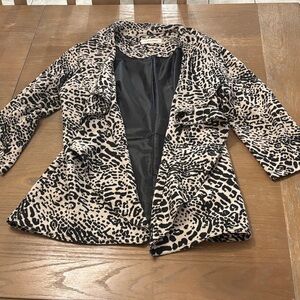 Calvin Klein Animal Print Blazer